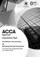 FIA Recording Financial Transactions FA1: Interactive Text цена и информация | Книги по экономике | pigu.lt