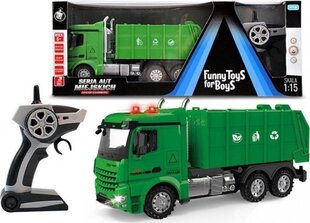 Artik Remote-controlled city car garbage truck 132834 Artik цена и информация | Игрушки для мальчиков | pigu.lt