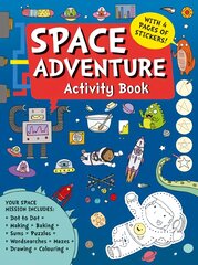 Space Adventure Activity Book цена и информация | Книги для самых маленьких | pigu.lt