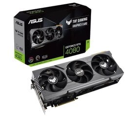 Asus TUF Gaming GeForce RTX 4080 (TUF-RTX4080-16G-GAMING) kaina ir informacija | Vaizdo plokštės (GPU) | pigu.lt