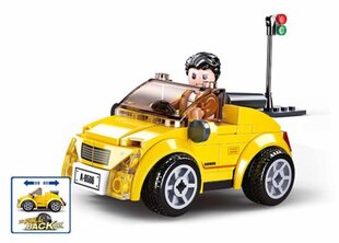 Konstruktorius Sluban Pull-Back Yellow Cabrio, 85 d. kaina ir informacija | Konstruktoriai ir kaladėlės | pigu.lt