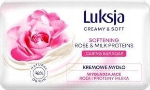 Muilas Luksja Soft Bar, Rose and milk proteins, 90 g kaina ir informacija | Muilai | pigu.lt