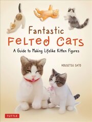 Fantastic Felted Cats: A Guide to Making Lifelike Kitten Figures (With Full-Size Templates) цена и информация | Книги о питании и здоровом образе жизни | pigu.lt