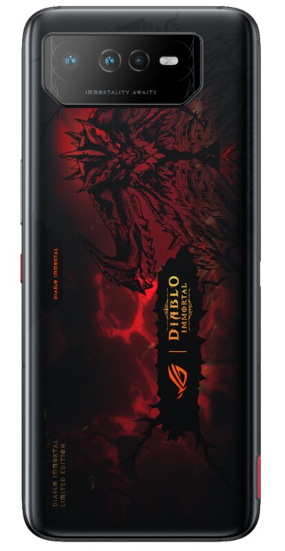 Asus ROG Phone 6 Diablo Immortal Edition 5G 16/512GB Dual SIM Hellfire Red 90AI00B9-M002X0 kaina ir informacija | Mobilieji telefonai | pigu.lt