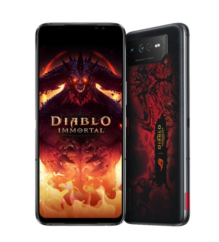 Asus ROG Phone 6 Diablo Immortal Edition 5G Dual SIM 16/512GB Hellfire Red (90AI00B9-M002X0) kaina ir informacija | Mobilieji telefonai | pigu.lt