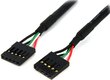 StarTech 24in Internal 5 pin USB IDC Motherboard Header Cable F/F цена и информация | Kabeliai ir laidai | pigu.lt