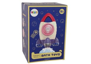 Lean toys Vandens žaislas vonios raketų varikliai Šviesiai mėlyni kaina ir informacija | Žaislai kūdikiams | pigu.lt