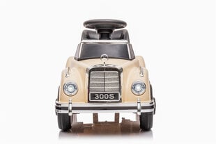 Akumuliatorinis vaikiškas automobilis LeanToys Mercedes 300S, smėlio kaina ir informacija | Žaislai mergaitėms | pigu.lt