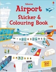 Airport Sticker and Colouring Book цена и информация | Книги для малышей | pigu.lt