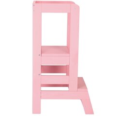 Vaikiška virtuvinė kėdutė Springos, rožinė kaina ir informacija | Vaikiškos kėdutės ir staliukai | pigu.lt