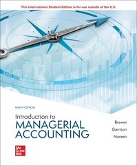 Introduction to Managerial Accounting 9th edition цена и информация | Книги по экономике | pigu.lt
