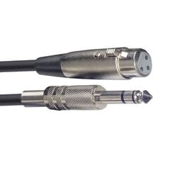 Stagg SAC6PSXF DL, XLR/Aux 6.3 мм, 6 м цена и информация | Кабели и провода | pigu.lt