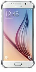 Samsung EF-QG920BSE Супер Тонкий Чехол-крышка G920 Galaxy S6 Прозрачный/Серебристый (EU Blister) цена и информация | Чехлы для телефонов | pigu.lt