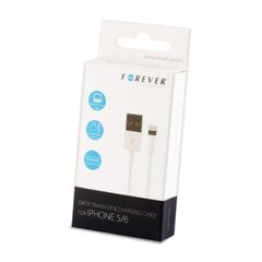Forever Lightning MD818ZM USB-A, 1 м цена и информация | Кабели для телефонов | pigu.lt