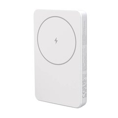 Powerbank with inductive charging 10000mAh, Iphone 12|13 (white) цена и информация | Зарядные устройства Power bank | pigu.lt