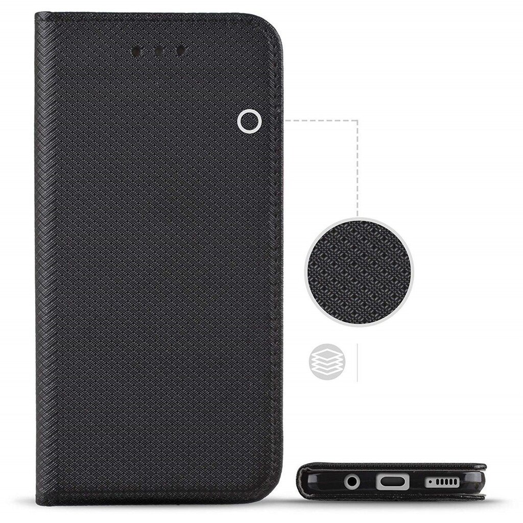 Fusion Magnet Case skirtas Huawei Magic 4 Lite 5G, juodas kaina ir informacija | Telefono dėklai | pigu.lt