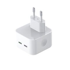 XO wall charger L102 PD 35 Вт 2x USB-C white цена и информация | Зарядные устройства для телефонов | pigu.lt