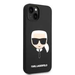 Karl Lagerfeld MagSafe Compatible Case skirtas iPhone 14, juodas kaina ir informacija | Telefono dėklai | pigu.lt