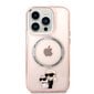 Karl Lagerfeld MagSafe Compatible Case skirtas iPhone 14 Pro Max, rožinis цена и информация | Telefono dėklai | pigu.lt