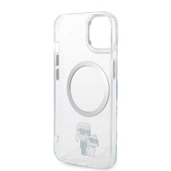 Karl Lagerfeld MagSafe Compatible Case IML Karl and Choupette NFT for iPhone 14 Transparent цена и информация | Чехлы для телефонов | pigu.lt