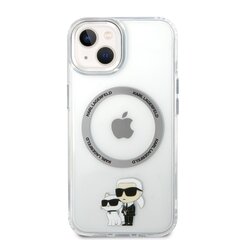 Karl Lagerfeld MagSafe Compatible Case IML Karl and Choupette NFT for iPhone 14 Plus Transparent цена и информация | Чехлы для телефонов | pigu.lt
