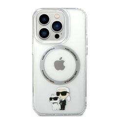 Karl Lagerfeld MagSafe Compatible Case IML Karl and Choupette NFT for iPhone 14 Pro Max Transparent цена и информация | Чехлы для телефонов | pigu.lt