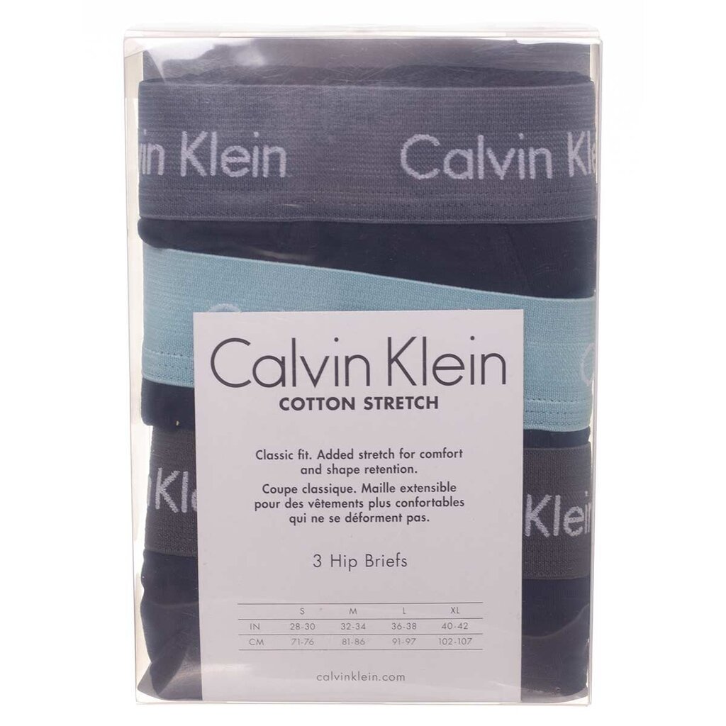 Trumpikės vyrams Calvin Klein Underwear, 3 vnt. цена и информация | Trumpikės | pigu.lt