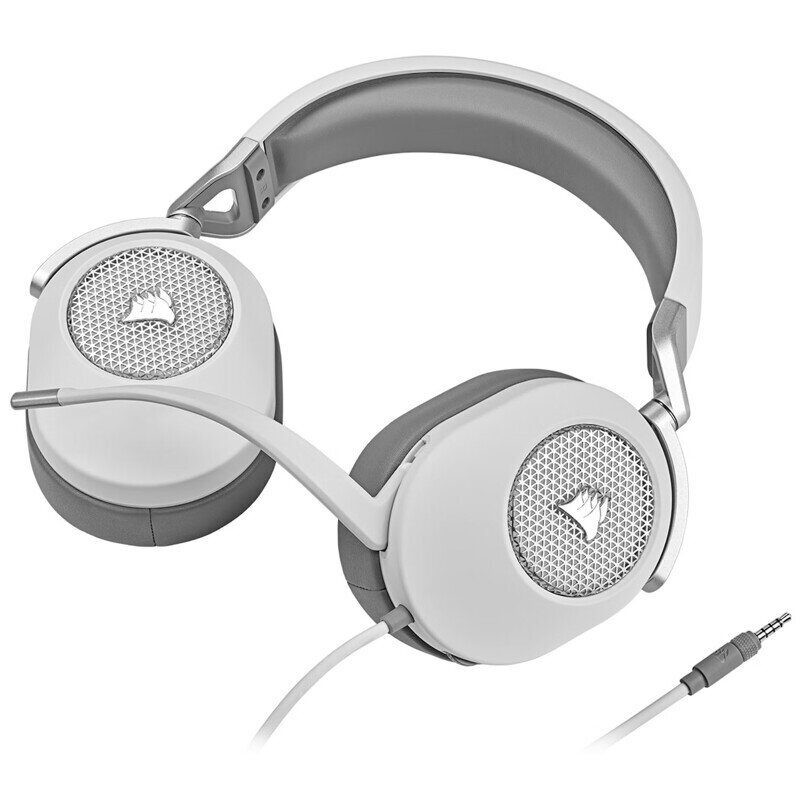 Corsair HS65 Surround CA-9011271-EU, White kaina ir informacija | Ausinės | pigu.lt