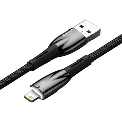 Baseus Glimmer Series, быстрая зарядка USB-C - Lightning 480 Мбит/с 2.4A, 2 м, черный цена и информация | Кабели для телефонов | pigu.lt