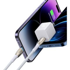 Baseus Glimmer Series USB-C — Lightning 480 Мбит/с PD 20 Вт 1 м белый цена и информация | Кабели для телефонов | pigu.lt