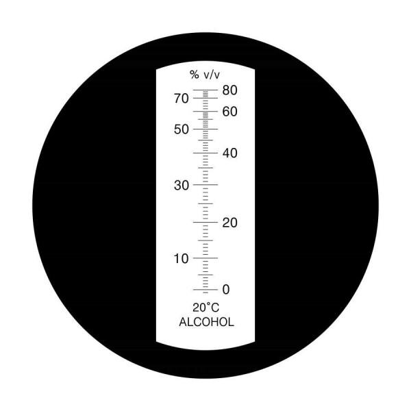 Refraktometras 0-80 tūrio proc. su ATC kaina ir informacija | Virtuvės įrankiai | pigu.lt
