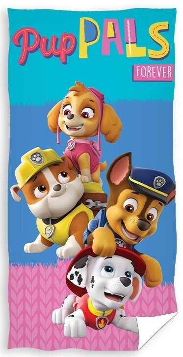 Paplūdimio rankšluostis Paw Patrol, 70 x 140 cm kaina ir informacija | Rankšluosčiai | pigu.lt