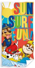 Пляжное полотенце Paw Patrol, 70 x 140 см цена и информация | Полотенца | pigu.lt