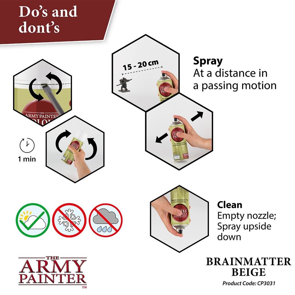 Colour Primer: Brainmatter Beige kaina ir informacija | Dažai | pigu.lt