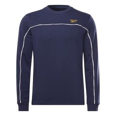 Wor piping crew reebok  for men's navy hk3005 HK3005 цена и информация | Мужские толстовки | pigu.lt