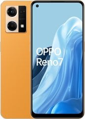Oppo Reno7 8/128GB Dual SIM Orange kaina ir informacija | Mobilieji telefonai | pigu.lt