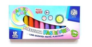 Plastilinas Astra Pastel žaliųjų citrino kvapo, 12 spalvų kaina ir informacija | Piešimo, tapybos, lipdymo reikmenys | pigu.lt