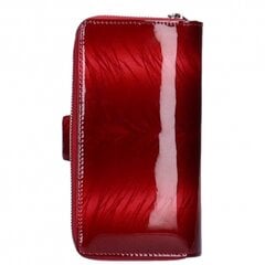 Женский кожаный кошелёк  June-10 + подарочный пакет GR-FF116/RED-23 цена и информация | Женские кошельки, держатели для карточек | pigu.lt