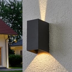 Двусторонний LED настенный светильник Kimian, серый цена и информация | Уличные светильники | pigu.lt