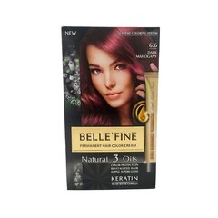 Постоянная краска Belle´Fine Nº 6.6 Темно Красное дерево (30 ml) цена и информация | Краска для волос | pigu.lt