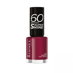 Rimmel London 60 Seconds Super Shine лак для ногтей 8 мл, 340 Berries And Cream цена и информация | Лаки, укрепители для ногтей | pigu.lt