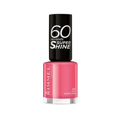 Быстро сохнущий лак для ногтей Rimmel London 60 Seconds Super Shine 8 мл цена и информация | Лаки, укрепители для ногтей | pigu.lt