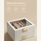 Papuošalų dėžutė su 3 lygiais Songmics kaina ir informacija | Interjero detalės | pigu.lt