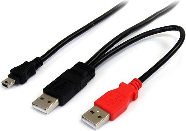 StarTech USB2HABMY6, miniUSB, 1.8m цена и информация | Kabeliai ir laidai | pigu.lt