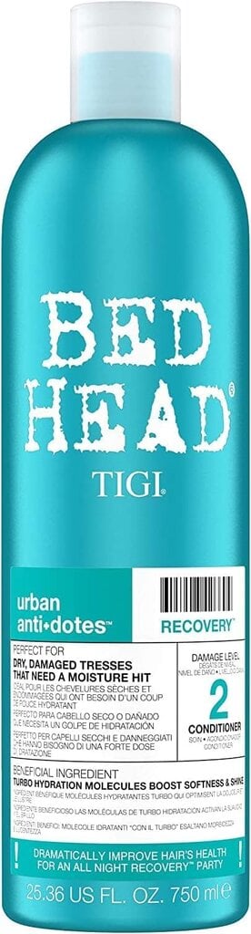 Plaukų priežiūros rinkinys Tigi Bed Head Urban Antidotes Recovery: šampūnas 750 ml + kondicionierius 750 ml kaina ir informacija | Šampūnai | pigu.lt