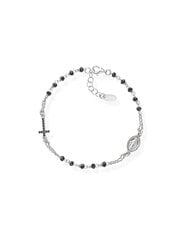 Amen Вечный серебряный браслет с кристаллами Rosary BRO25BNZ3 цена и информация | Женские браслеты | pigu.lt