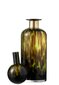 Dekoratyvinis butelis J-Line Speck Green/Black/Gold L kaina ir informacija | Interjero detalės | pigu.lt