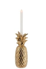 Žvakidė J-Line Pineapple Gold M цена и информация | Подсвечники, свечи | pigu.lt