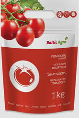 Удобрение для томатов, Baltic Agro, 1 кг цена и информация | Рассыпчатые удобрения | pigu.lt