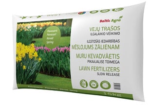 Baltic Agro Pavasarinės trąšos vejoms, ilgalaikio veikimo, 15 kg kaina ir informacija | Birios trąšos | pigu.lt